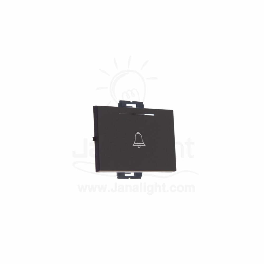 OSA زر جرس عريض بني 3 osa big bell switch dark brown
